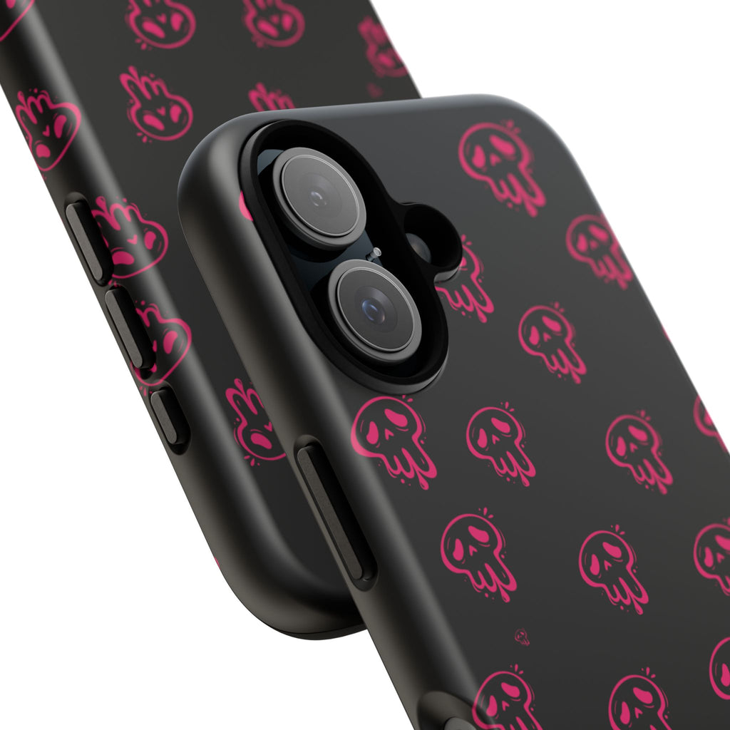 Neon Skull Pattern Phone Case