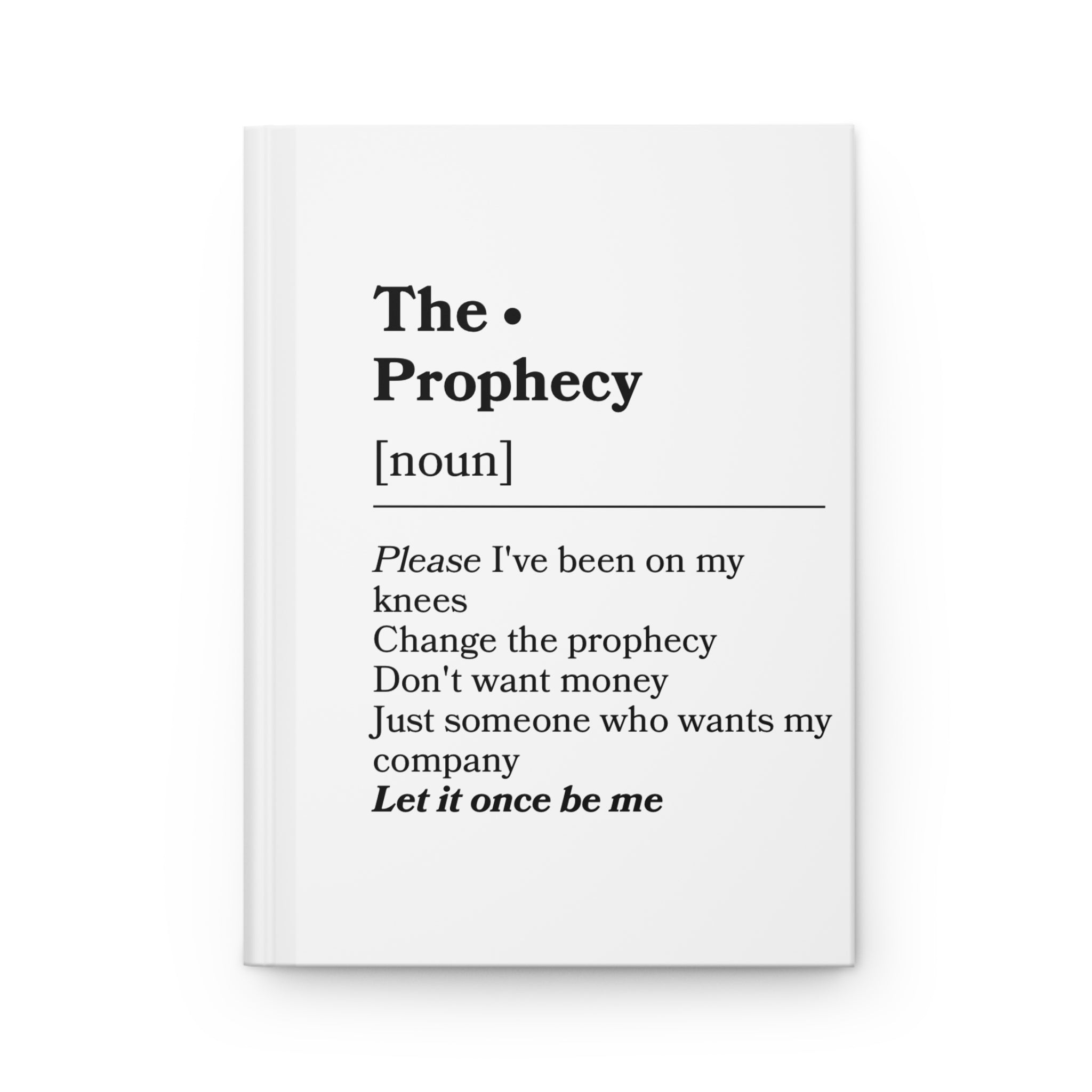 Hardcover Journal Matte
