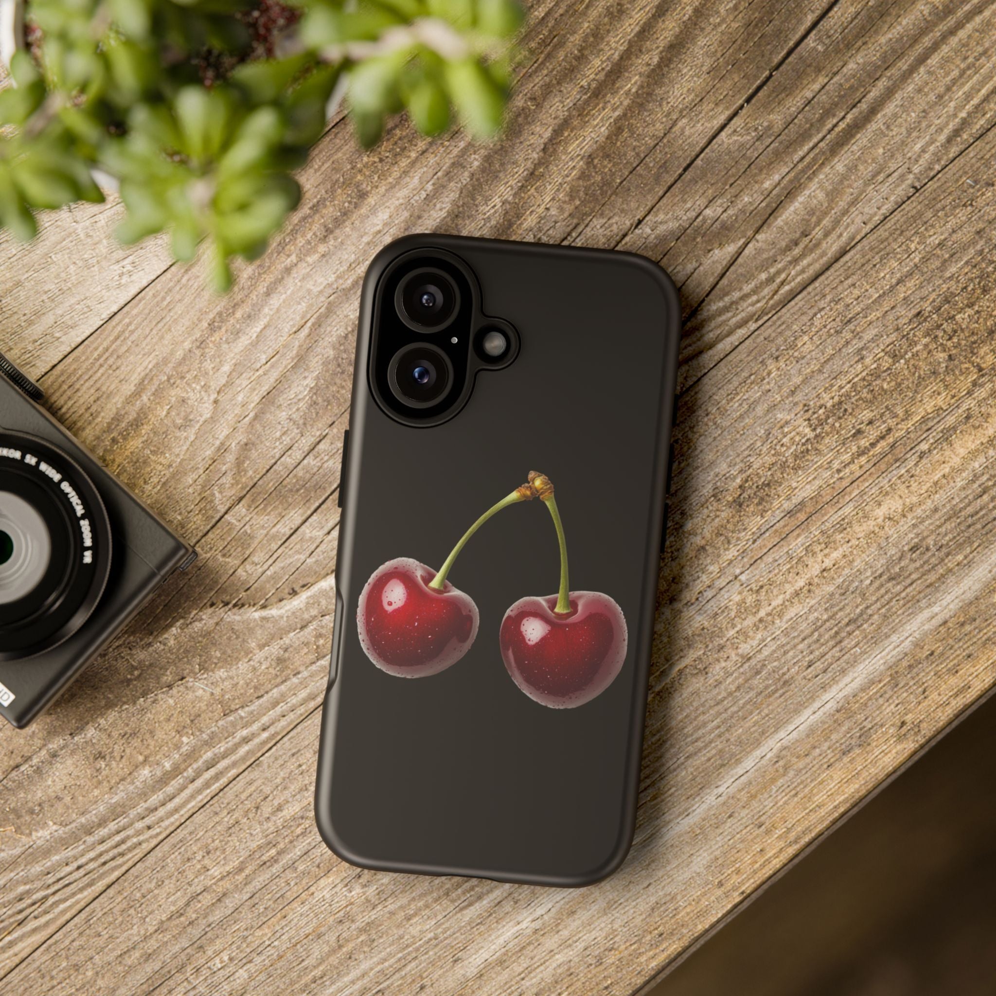 Cherry Gloss Phone Case — Retro Fruit iPhone Case