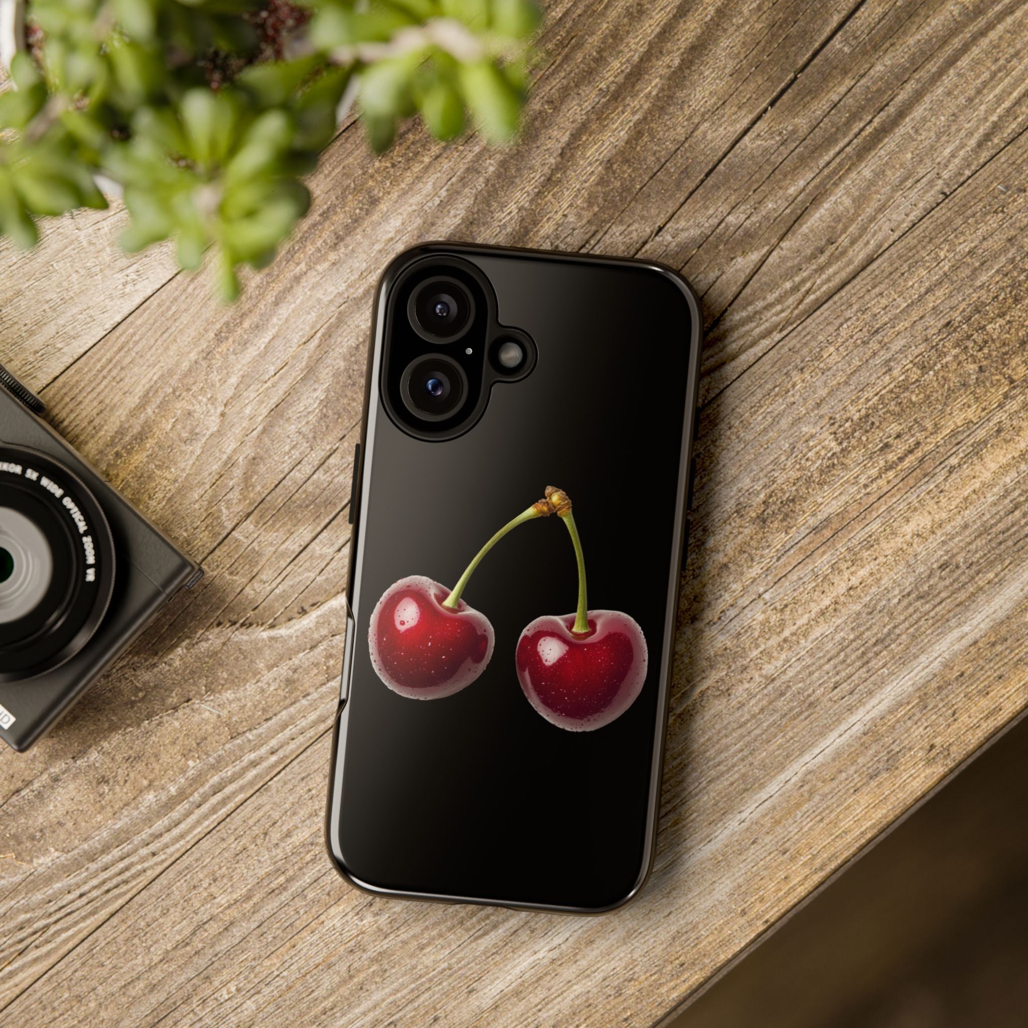 Cherry Gloss Phone Case — Retro Fruit iPhone Case