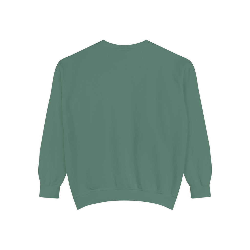 Coffee Addict Sweatshirt — Garment-Dyed Cozy Pullover for Coffee Lovers