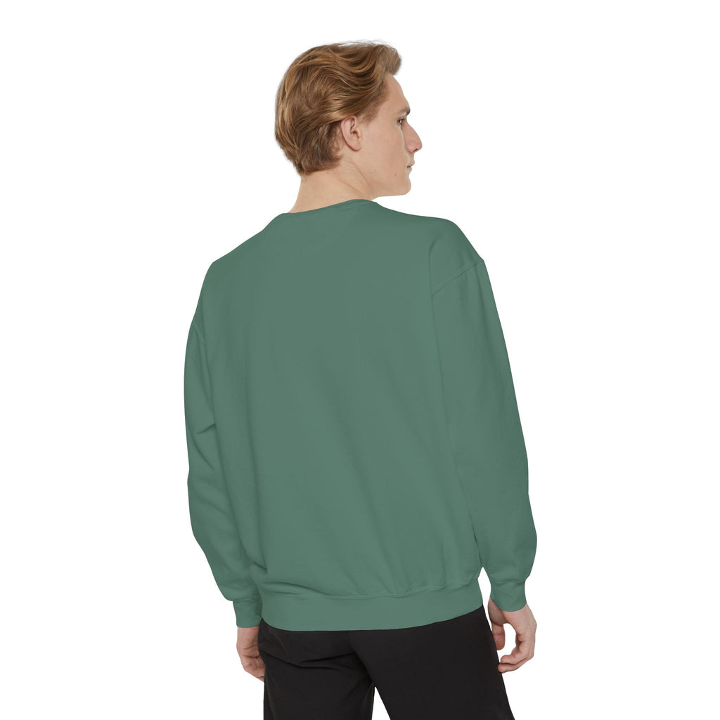 Coffee Addict Sweatshirt — Garment-Dyed Cozy Pullover for Coffee Lovers