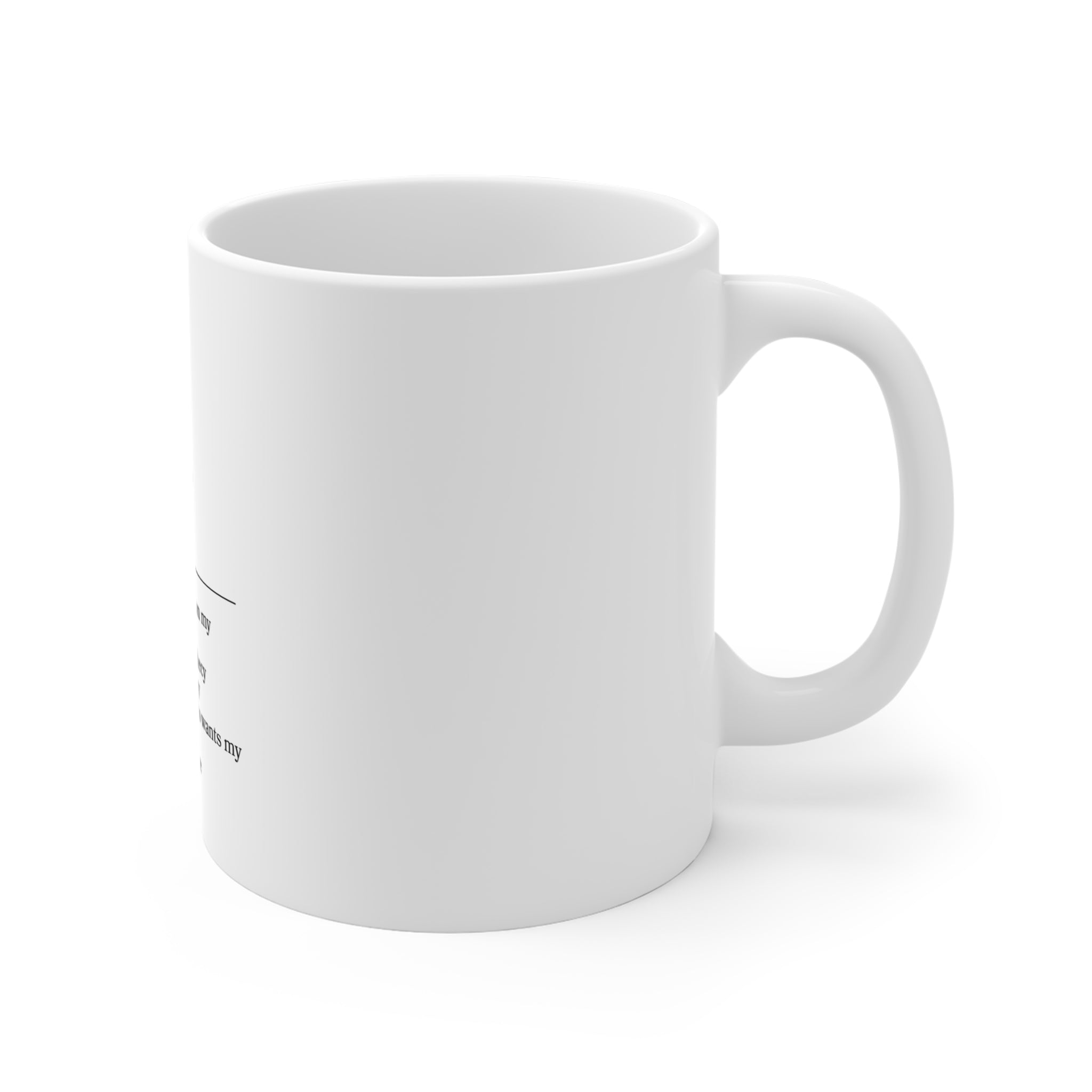 The Prophecy Definition Mug - Funny Coffee Cup with Lyrics/Text Print