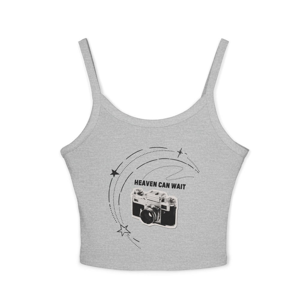 Camera Graphic Tank Top — "Dreamin' Can Wait" Vintage Camera Crop