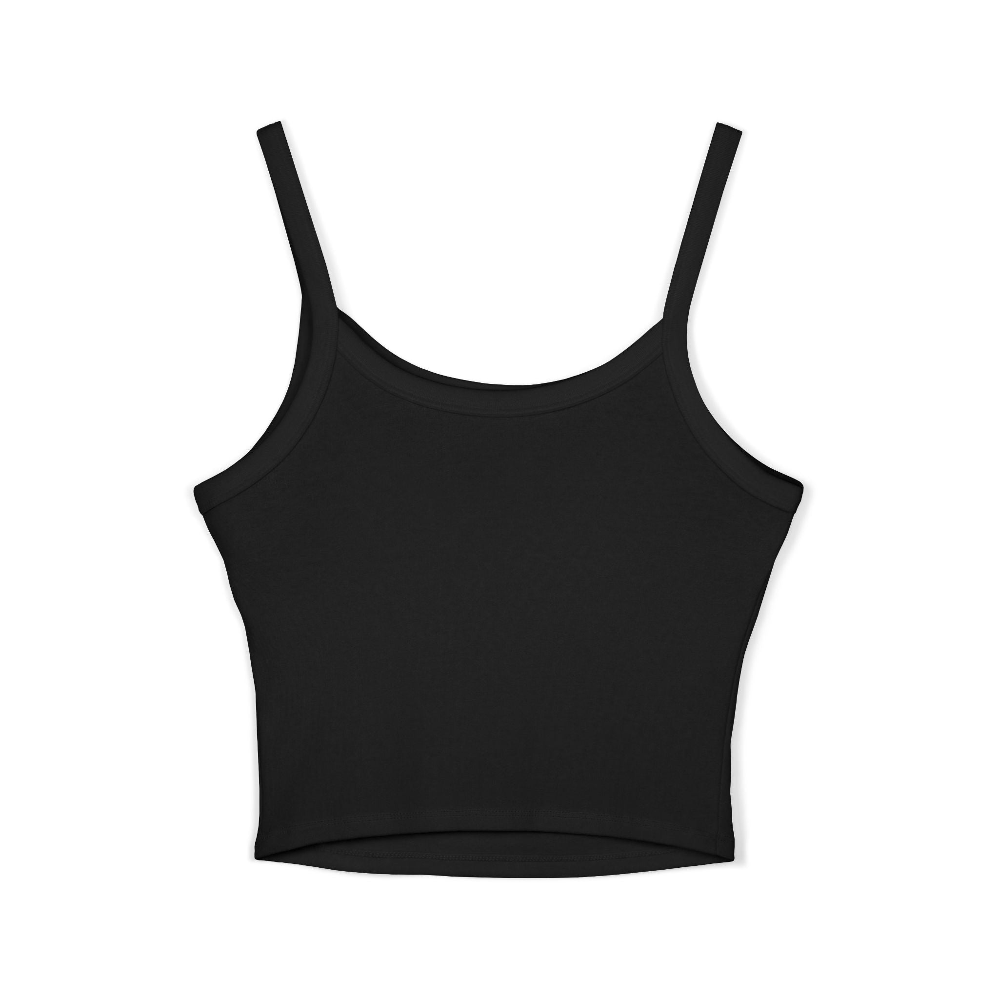 Spaghetti Tank Top — Pink 'Blow Me Bitch' Retro Script Crop Top