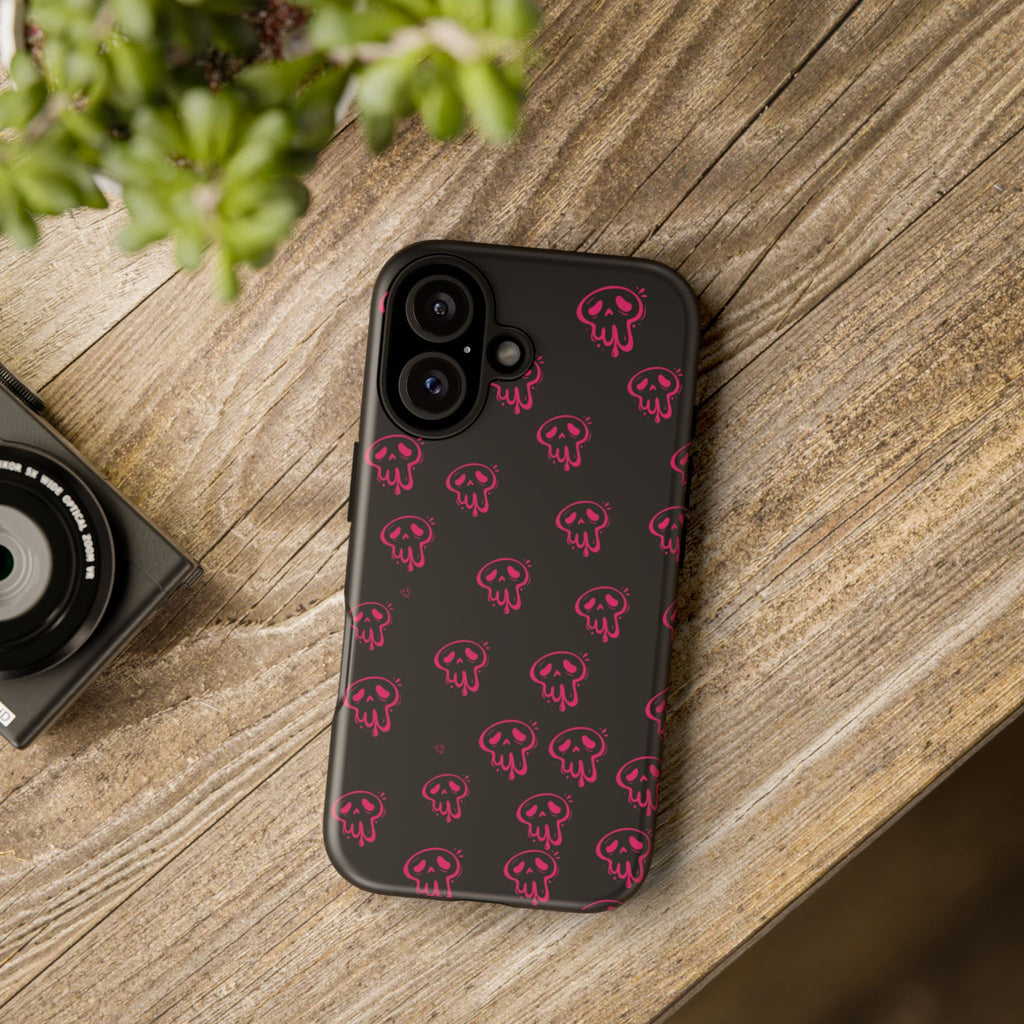 Neon Skull Pattern Phone Case