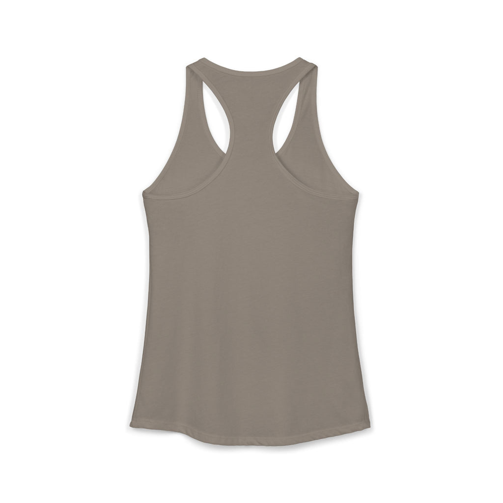“I’m just a girl” Women's Ideal Racerback Tank