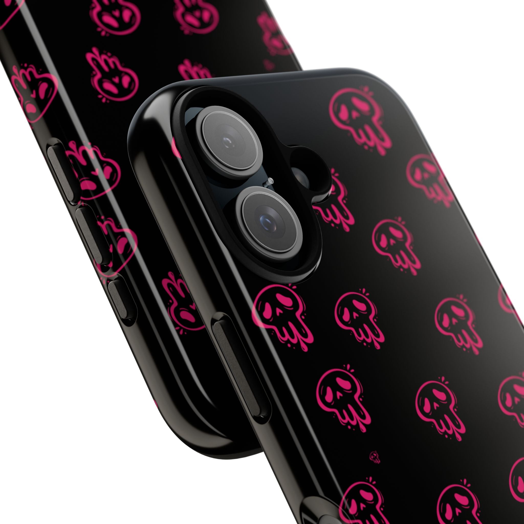 Neon Skull Pattern Phone Case