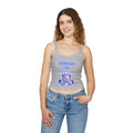 Cute Pastel Bear Spaghetti Tank — "Perfect Mix of Sugar and Spice" Crop Top