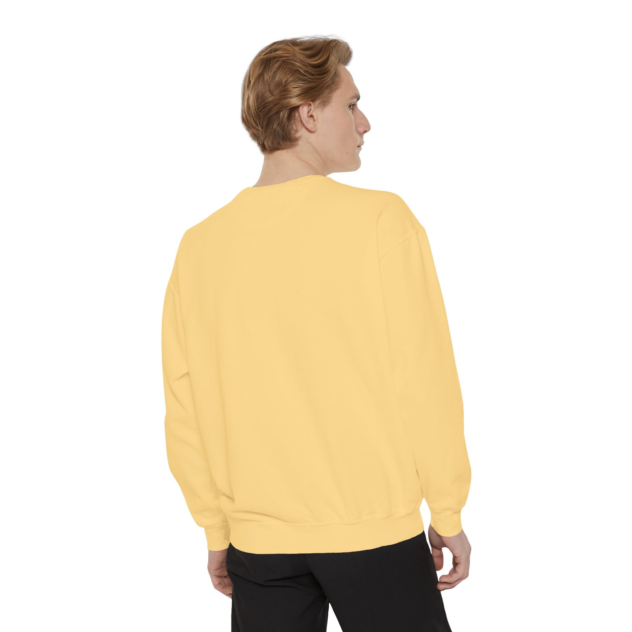 Coffee Addict Sweatshirt — Garment-Dyed Cozy Pullover for Coffee Lovers