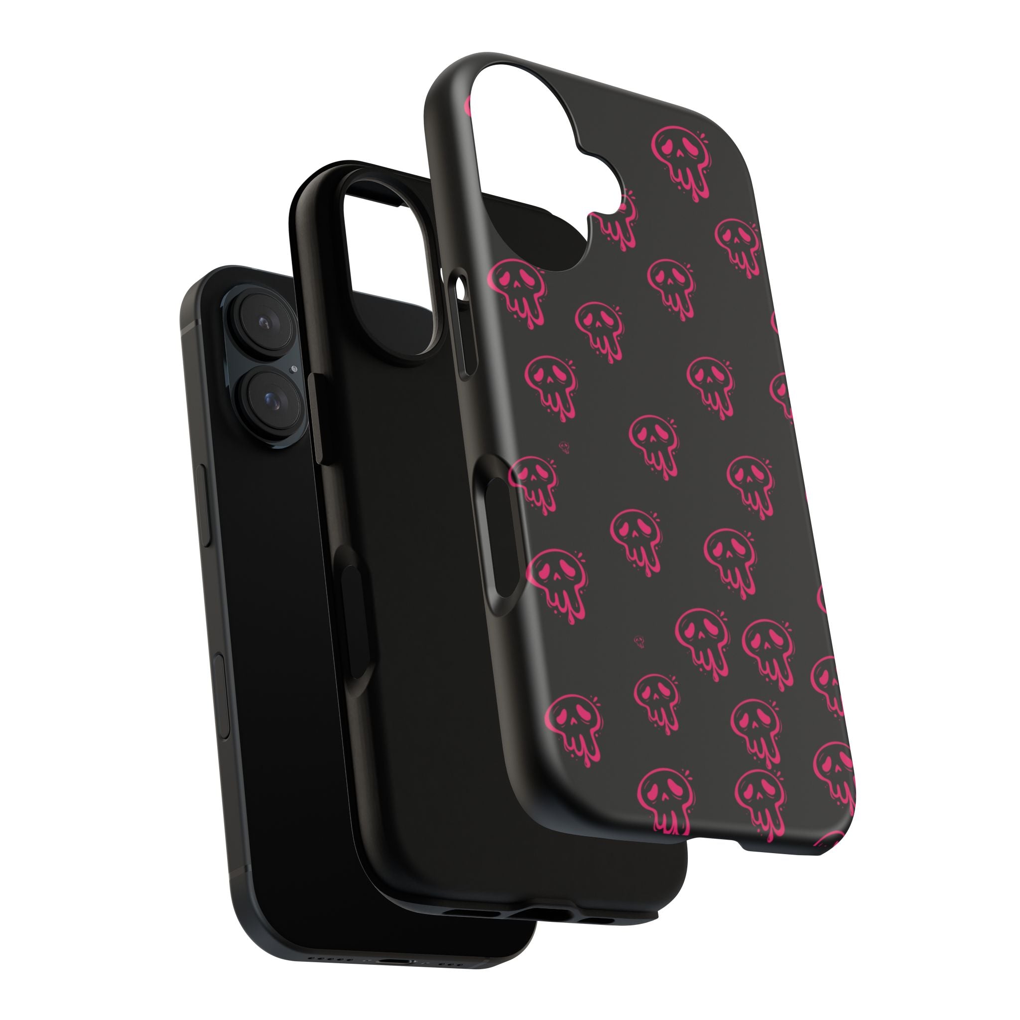 Neon Skull Pattern Phone Case