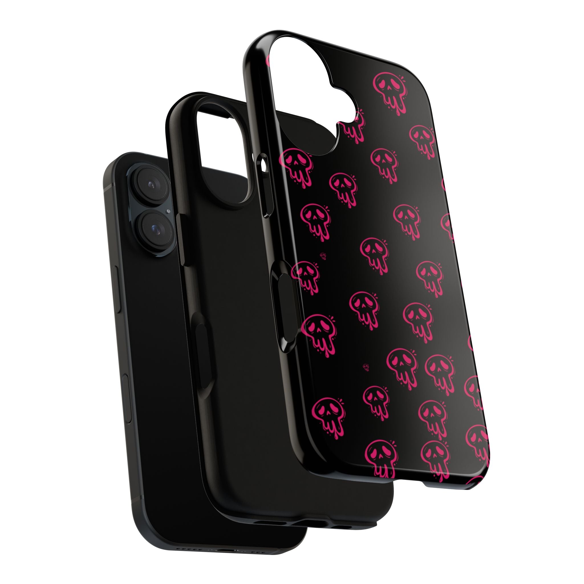 Neon Skull Pattern Phone Case